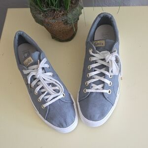 Keds Women's BlueGrey Canvas Sneakers 7